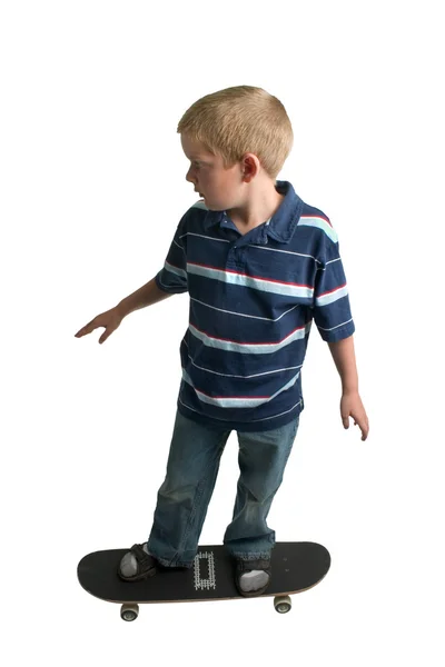 Boy on skateboard — Stok fotoğraf