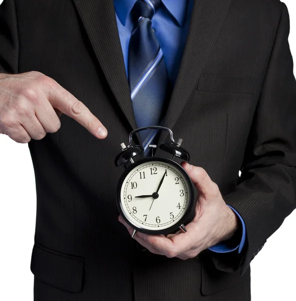 stock image Boss upset because you are late