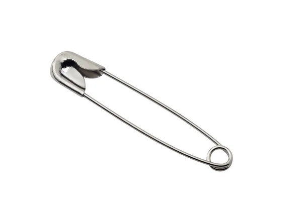 Closed safety pin — Stock Photo, Image