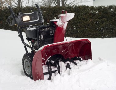 Snow blower clipart