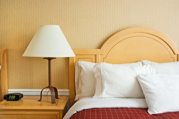 Hotel Bed — Stok fotoğraf