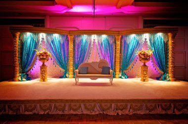 Indian Wedding Mandap clipart