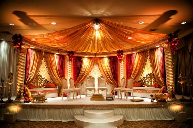 Indian Wedding Mandap clipart