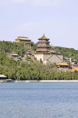 Summer palace in Beijing, China clipart