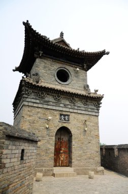 tipik Çin mimarisi, gözetleme kulesi