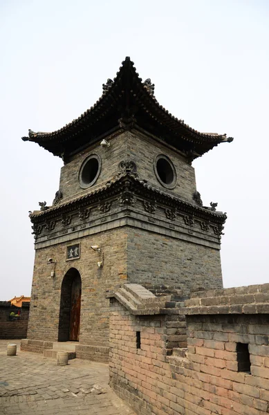 Typická čínská architektura, Strážná věž — Stock fotografie