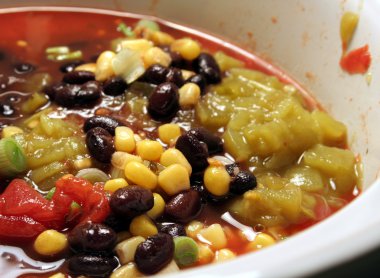 Black Bean Mexican Soup clipart