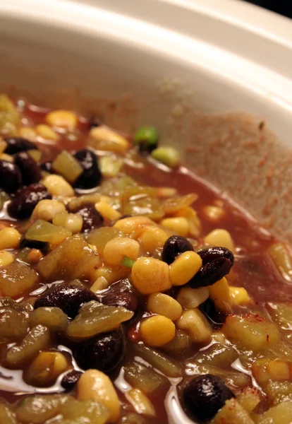 Bean and Corn Soup — Stock Image Bean and Corn Soup Royalty Free Stock Photos