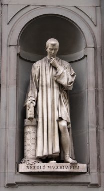 Statue of Machiavelli clipart