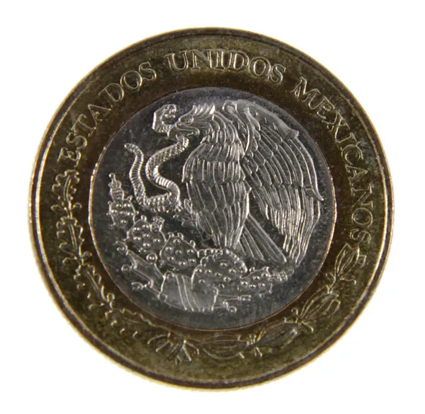 Mexikanska peso närbild — Stockfoto