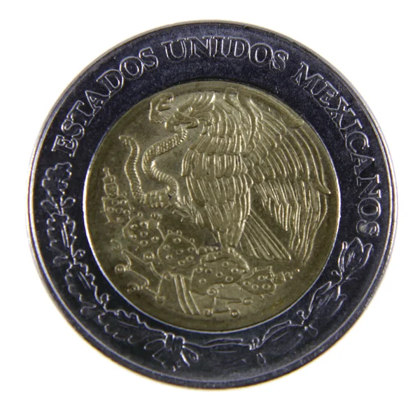 Peso-Münze in Großaufnahme — Stockfoto