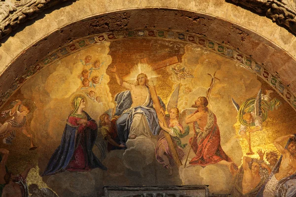 St. Mark 's Entrance Mosaic — стоковое фото