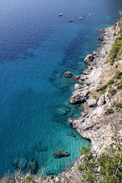 Θάλασσα στο capri — Φωτογραφία Αρχείου