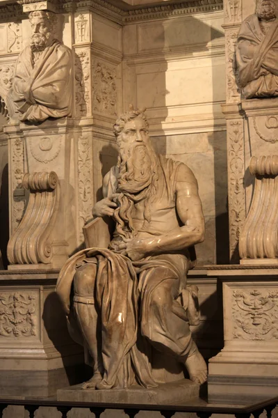 Mosè di Michelangelo — Foto Stock