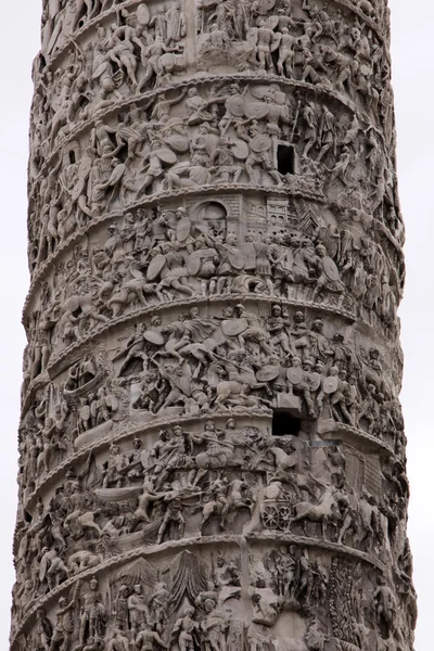 Coluna de Marco Aurélio Detalhes — Fotografia de Stock