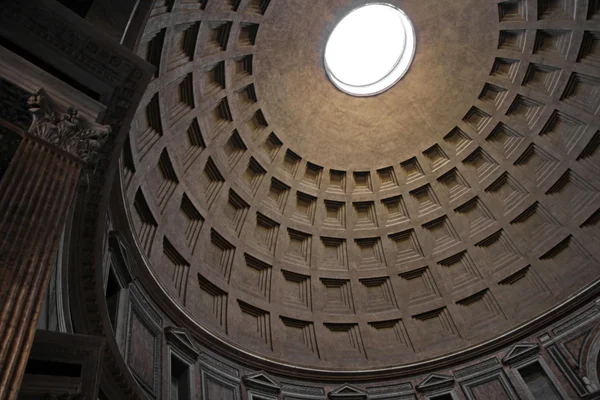 Het plafond van het pantheon — Stockfoto