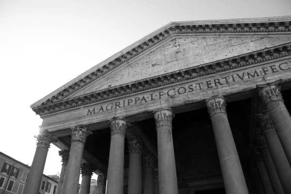 La facciata del Pantheon — Foto Stock