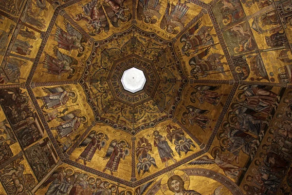 Florence Baptistry plafond mosaïque — Photo