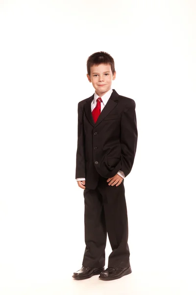 Хлопчик в офіційному дрес-коді — стокове фото