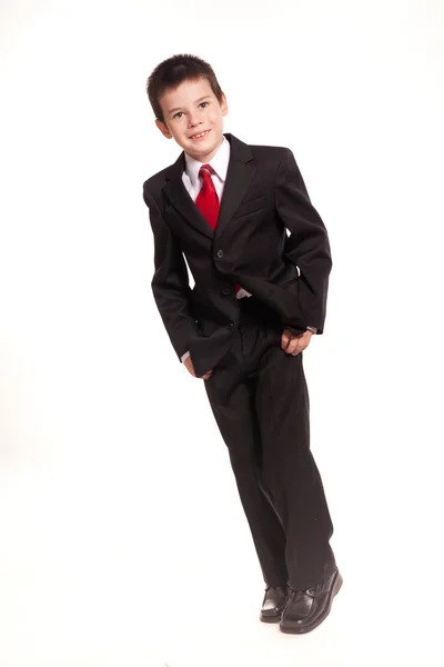 Chłopiec w oficjalnych dresscode — Zdjęcie stockowe
