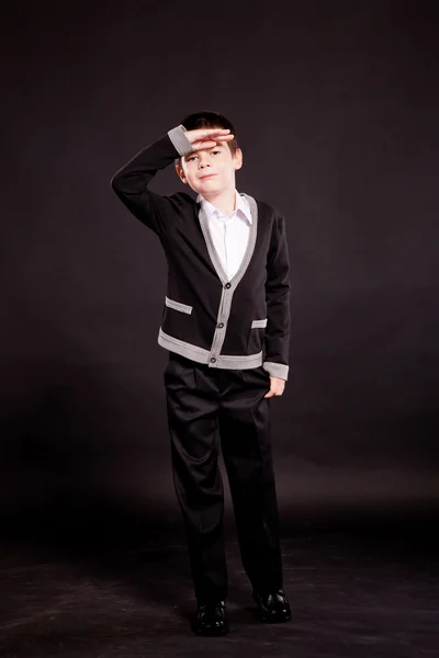 Boy in official dresscode in studio — Stock Photo, Image