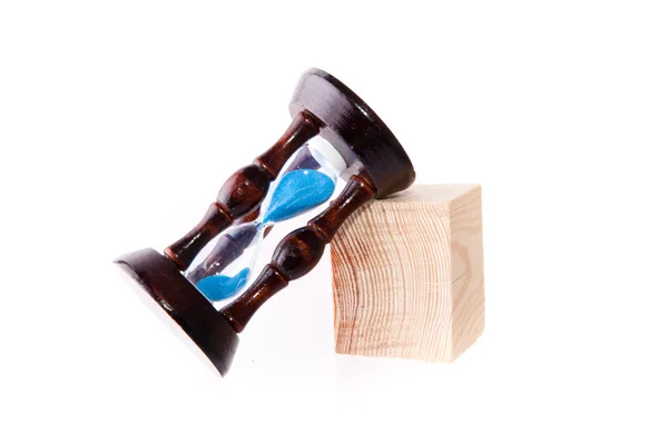 Sandglas aus Holz — Stockfoto