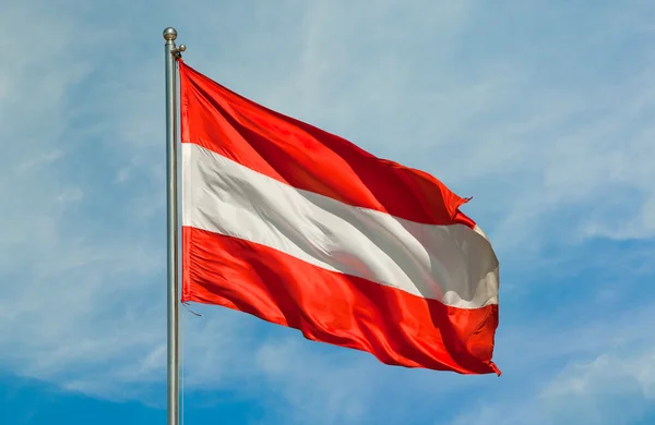 Bandera de austria — Foto de Stock