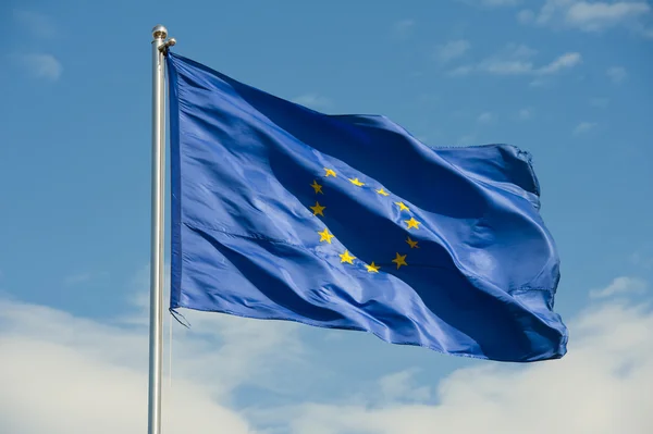 Flagge der EU — Stockfoto