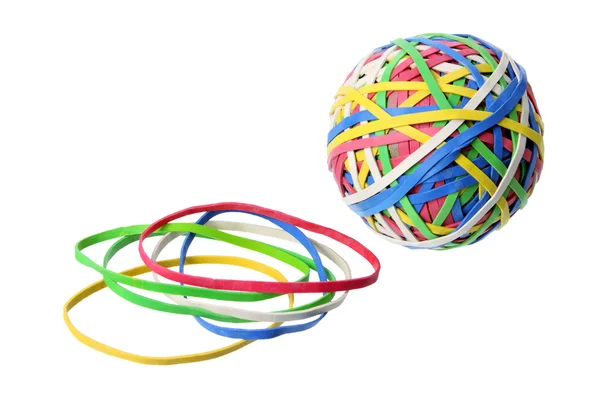 Rubber band bal — Stockfoto