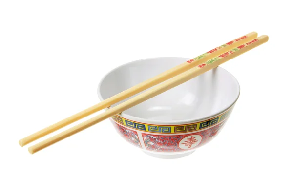 中国的碗和筷子 — 图库照片
