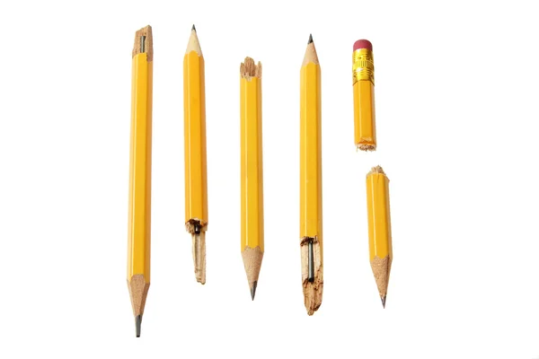 Broken Pencils — Stock Photo, Image