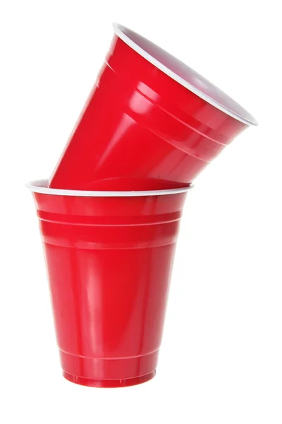 Stack of Plastic Cups — Stock Photo, Image