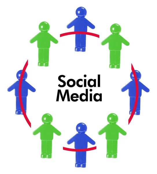 Концепція соціальних медіа — стокове фото
