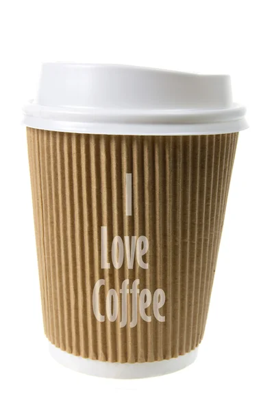 Tasse Kaffee zum Mitnehmen — Stockfoto