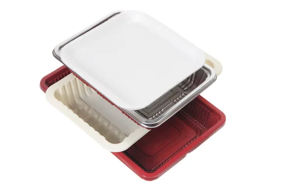 Stack of Food Trays — Stock Photo, Image
