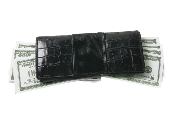 Lady's Wallet and Notes — Stock Photo, Image