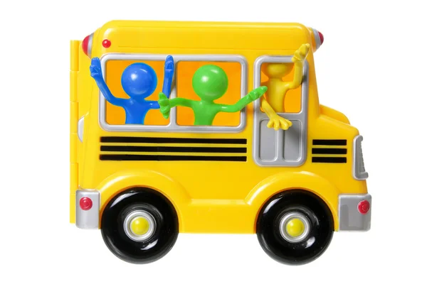 Giocattolo scuolabus — Foto Stock