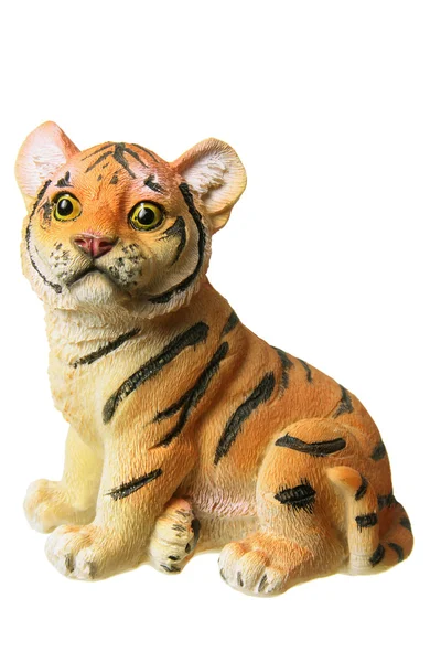 Figurka cub Tygrys — Zdjęcie stockowe