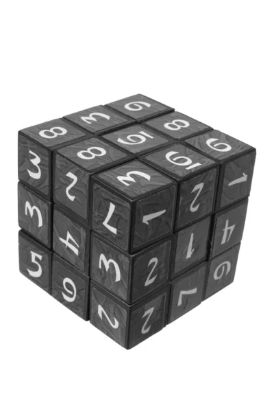Número de cubo — Fotografia de Stock