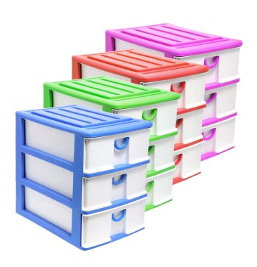 Storage Drawers clipart