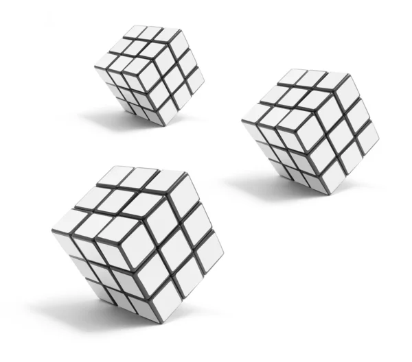 Puzzle kostky — Stock fotografie