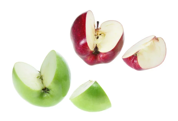 Segmenten van appels — Stockfoto