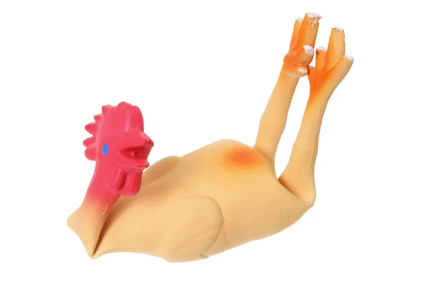 Toy Rubber Chicken — Stock Photo, Image
