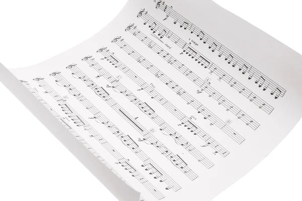 Music Score — Stockfoto