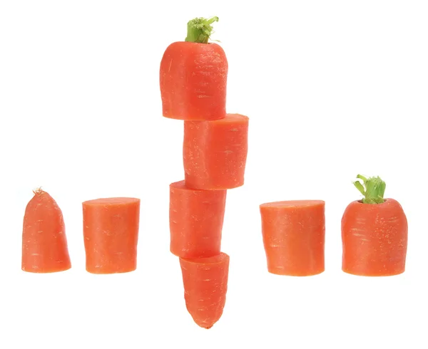 Tranches de carotte — Photo