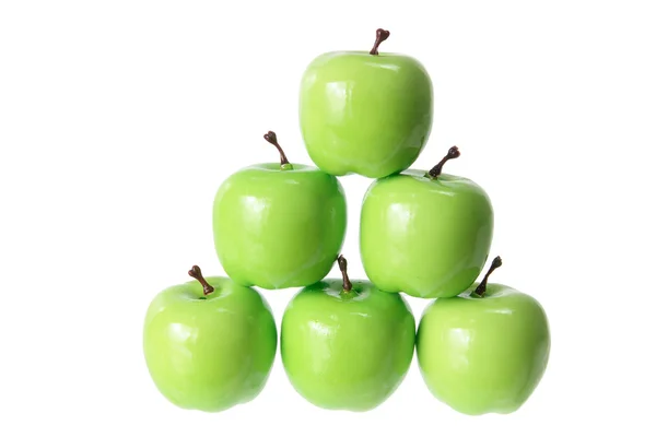 Stack av äpplen — Stockfoto