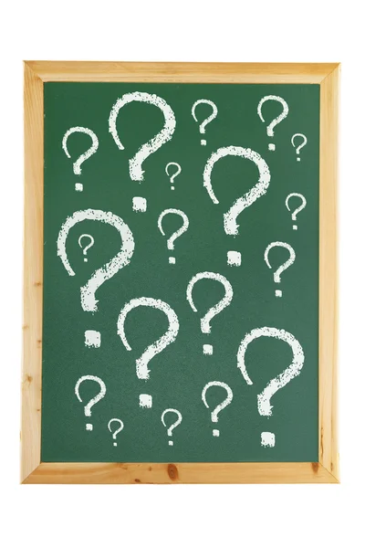 Blackboard with Question Marks — Stock Photo, Image