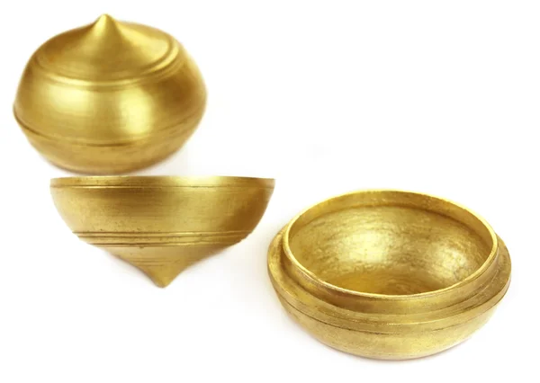 Antique Indian Brass Pot — Stock Photo, Image