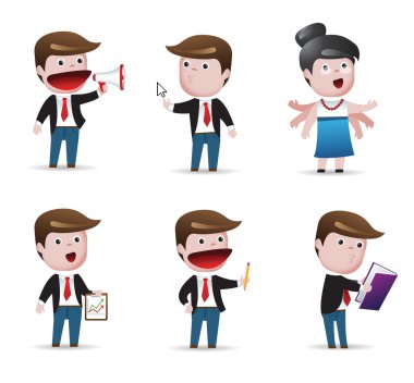 Characters Set clipart