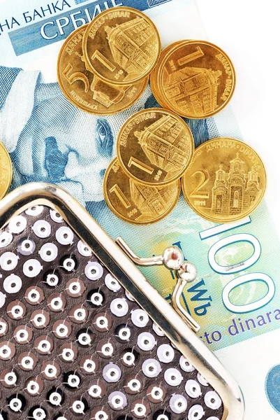 Serbian dinars — Stock Photo, Image